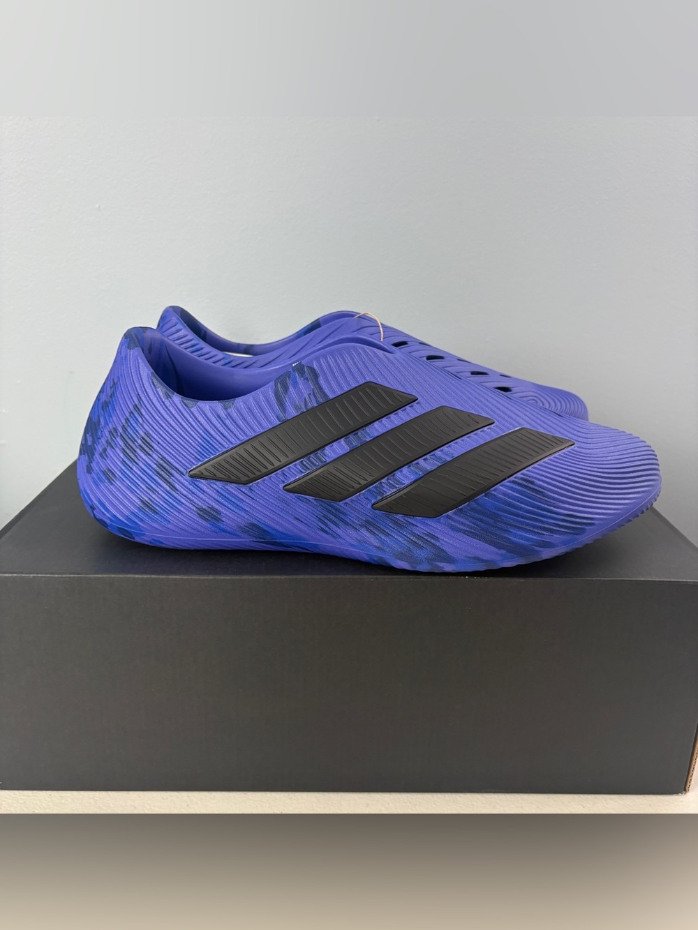 Adidas Purechill Casual Runner Shoes Solar Purple Core Black KH6697 Men's Sz